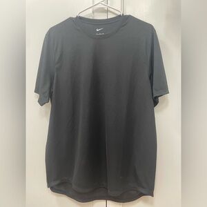 Mens Nike Dry-Fit Short Sleeve Black medium Top